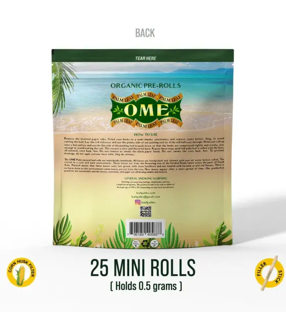25 PACK - MINI ROLLS WRAPS