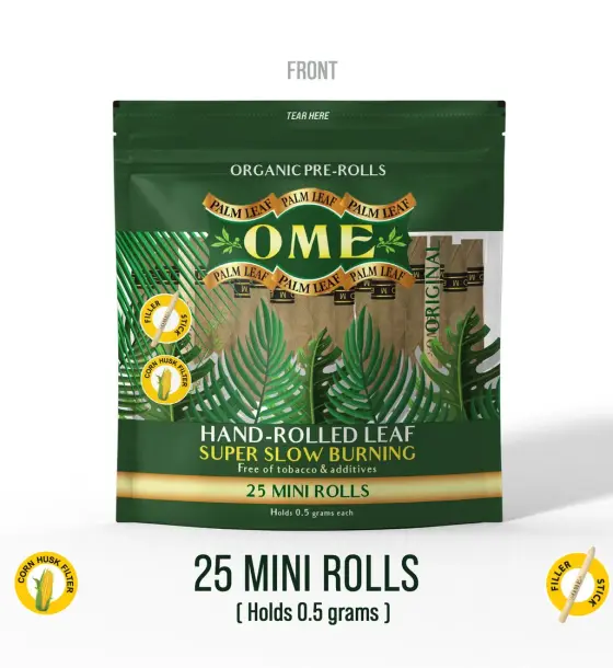 25 PACK - MINI ROLLS WRAPS