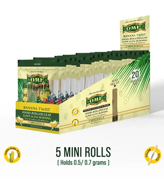 Banana Twist - 3 Pack Mini Wraps