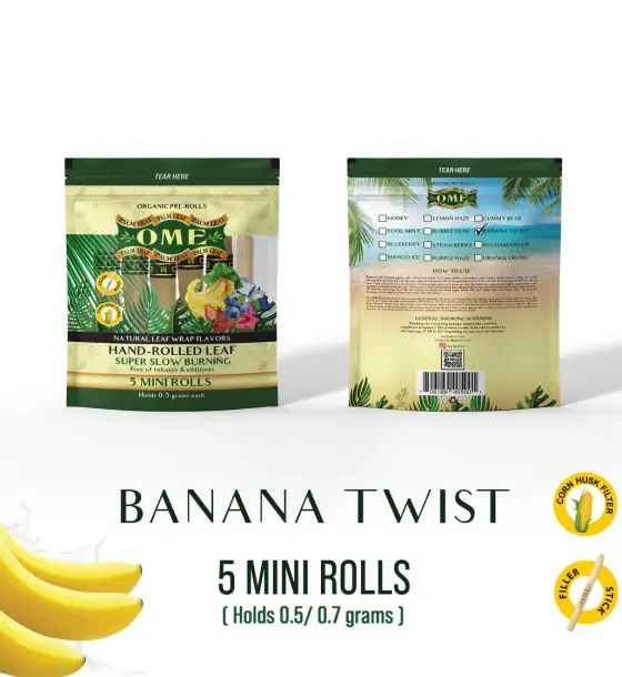 Banana Twist - 3 Pack Mini Wraps