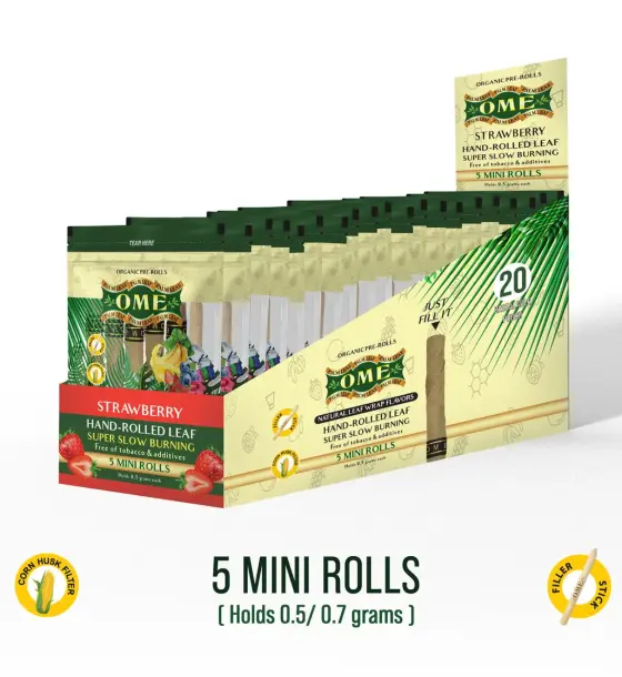 Strawberry - 3 Pack Mini Wraps