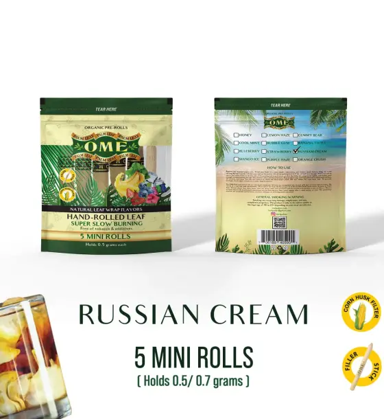 Russian Cream - 3 Pack Mini Wraps