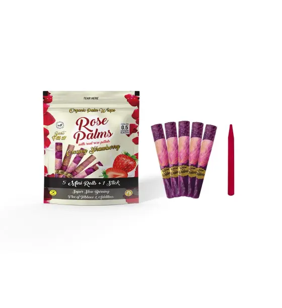 MINI ROSE WRAPS CREAMY STRAWBERRY
