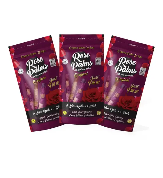 3 PACK ROSE PALM ORIGINAL SLIM SIZE