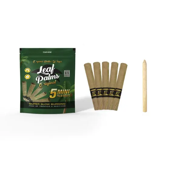 3 PACKS LEAF PALMS MINI SIZE ORIGINAL "15 COUNT"