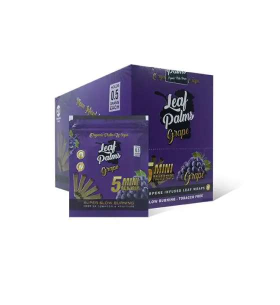 BOX OF LEAF PALMS MINI GRAPE "100 COUNT"