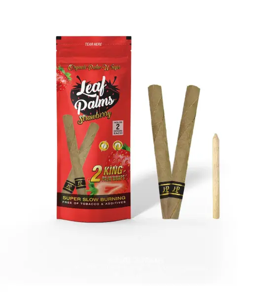 LEAF PALMS STRAWBERRY KING SIZE