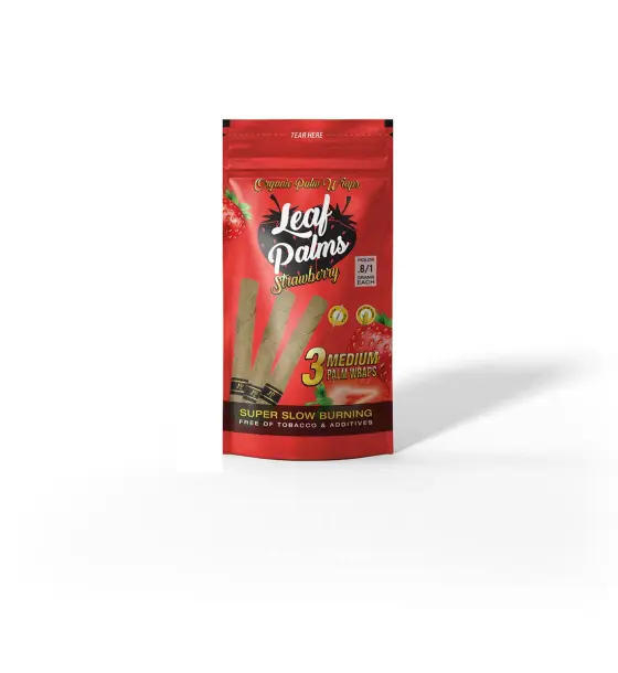LEAF PALMS STRAWBERRY SLIM SIZE