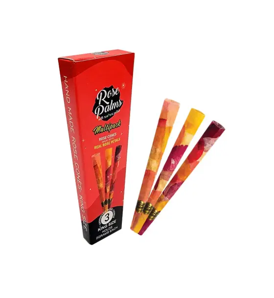 MULTIPACK MIX COLORED NATURAL ROSE CONES