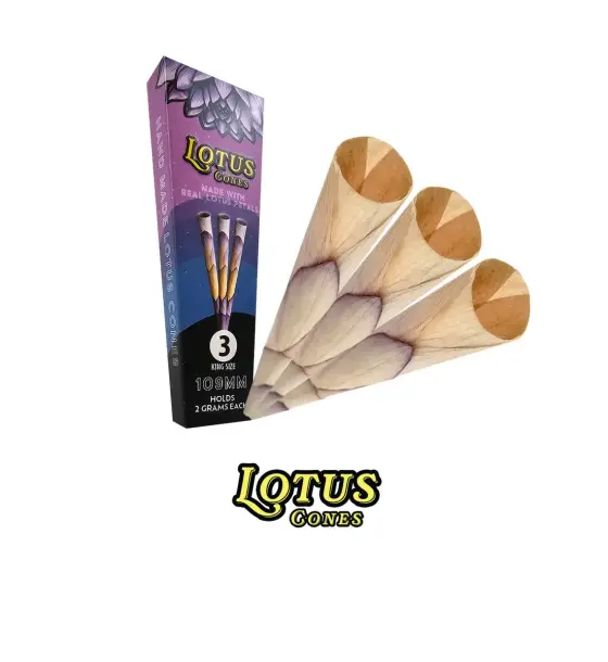 LOTUS CONES - REAL LOTUS PETAL CONES