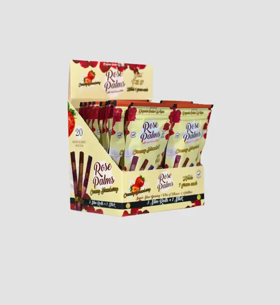 BOX ROSE PALMS SLIM CREAMY STRAWBERRY