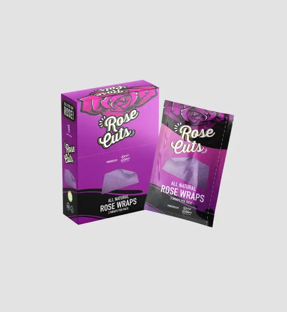 BOX PURPLE ROSE CUTS ORIGINAL
