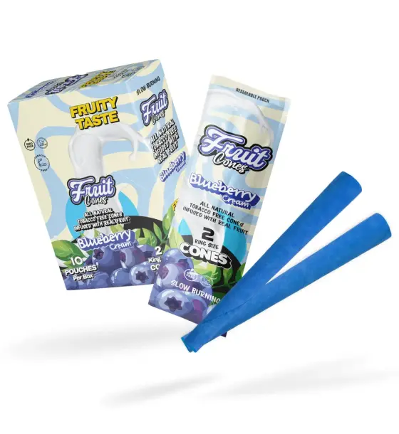 BOX BLUEBERRY CREAM FRUIT CONES