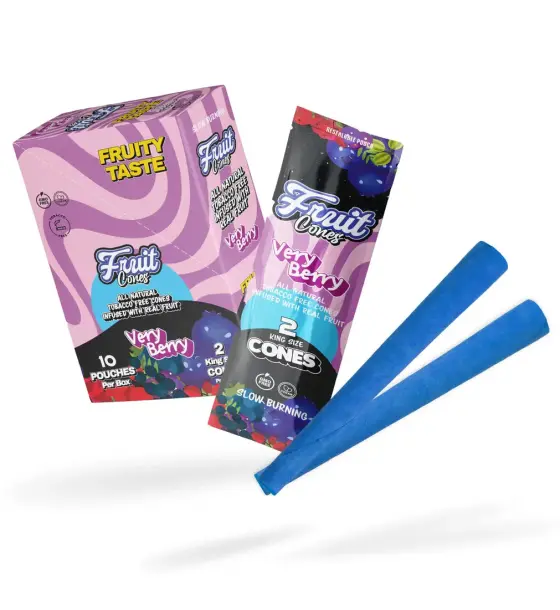 BOX VERY BERRY FRUIT CONES