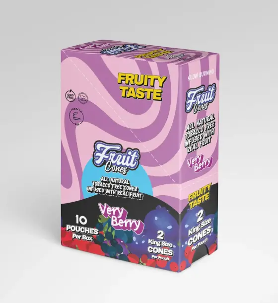 BOX VERY BERRY FRUIT CONES
