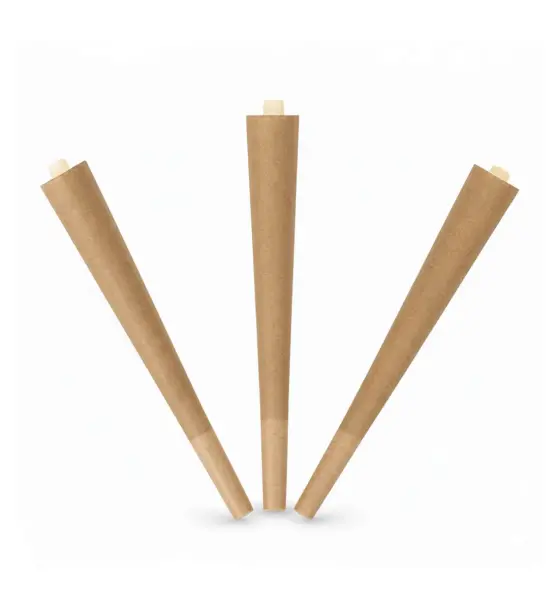 Brown Organic King Size 109mm Pre Rolled Cones