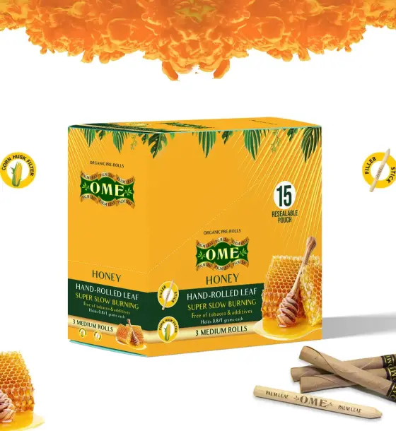 Box of 45 MEDIUM Wraps - Honey Flavor