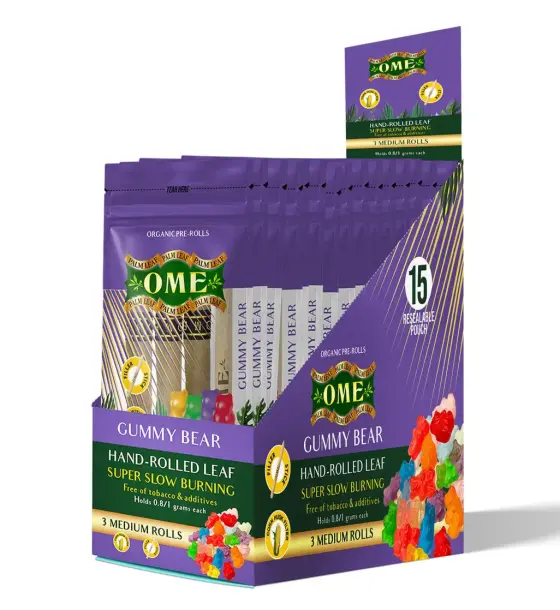 Box of 45 MEDIUM Wraps - Gummy Bear Flavor