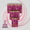 Real Rose Classic King Size 109mm Pre-Rolled Tubes Bulk – 25 Tubes Creamy Strawberry
