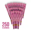 Real Lotus Pink Classic King Size 109mm Pre Rolled Cone Bulk - 250 cones