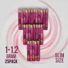 Real Rose Classic Slim Pre-Rolled Tubes Bulk - 25 Tubes Creamy Strawberry